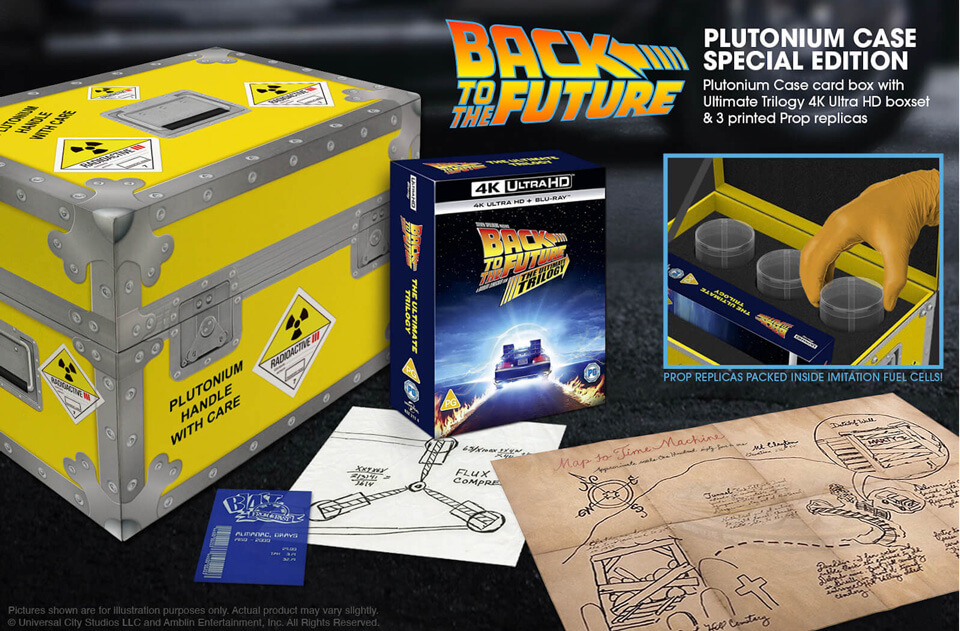 Coffret Collector Plutonium Retour Vers le Futur